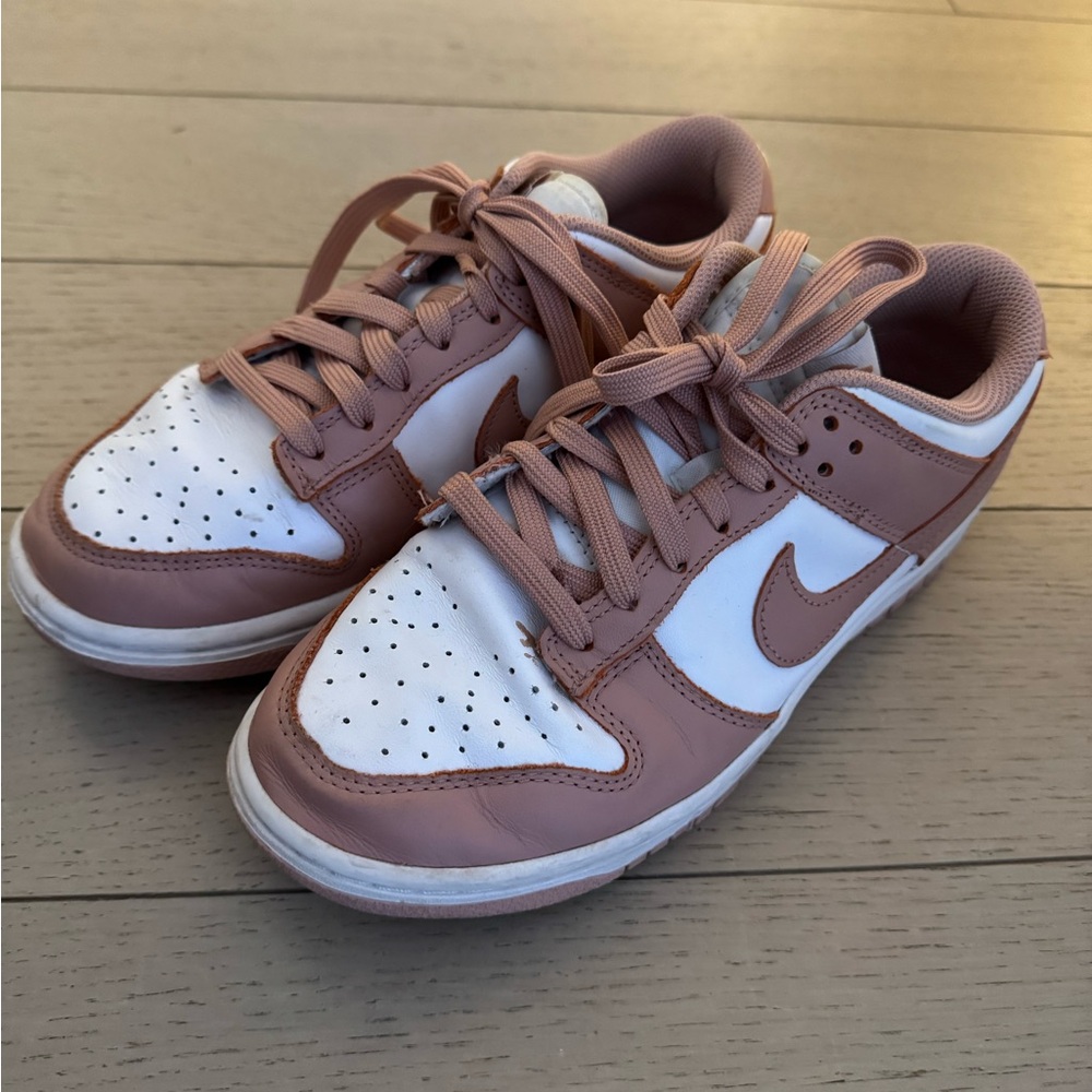 Nike Womens Low Dunks in Blush Pink